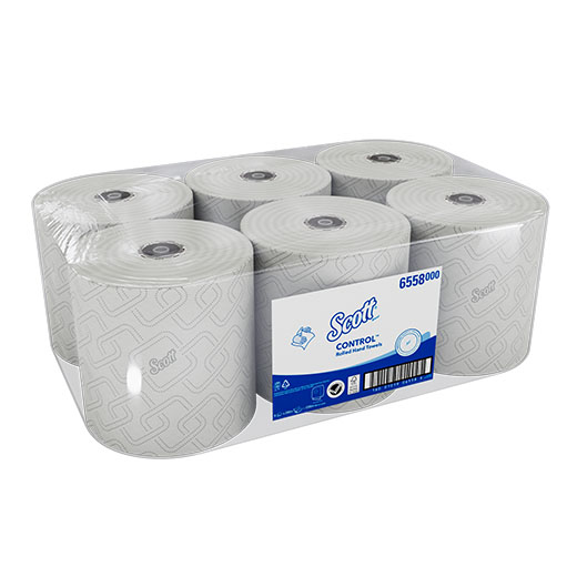 KCP Scott Essential Rolled Hand Towel 6558 Taurus Maintenance Products